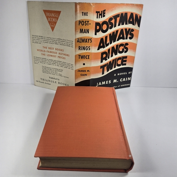The Postman Always Rings Twice HC Book+DJ James M Cain 1938 Very Good Condition - Picture 7 of 10